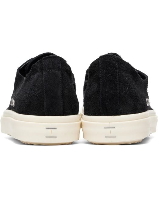 Rick Owens Black Tower 'Tower Of Love' Low Sneaks Sneakers for men