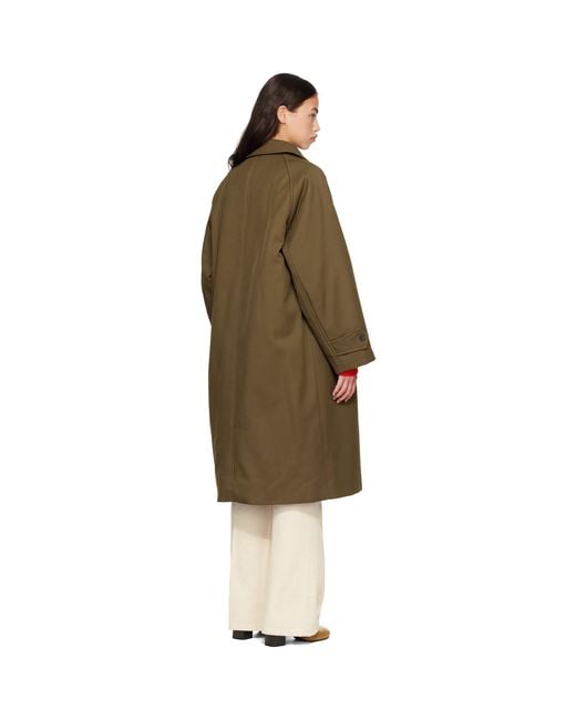 A.P.C. Multicolor Khaki Water-Repellent Wool Jacket