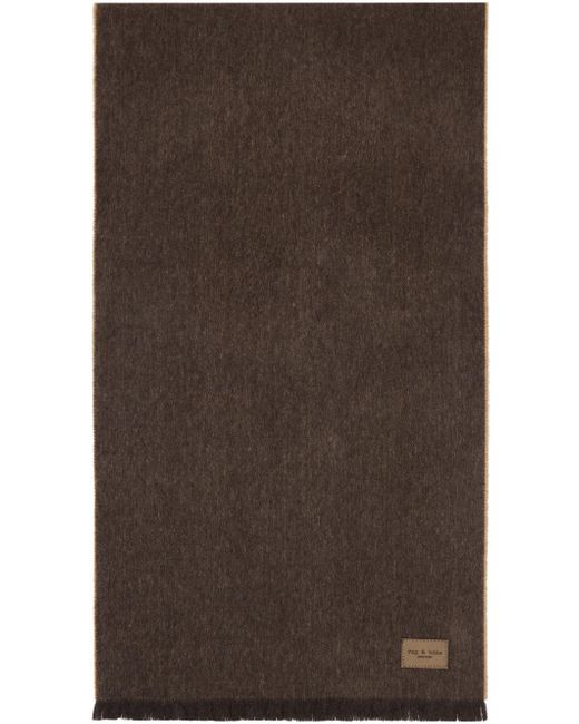 Rag & Bone Brown Ivy Cashmere Scarf