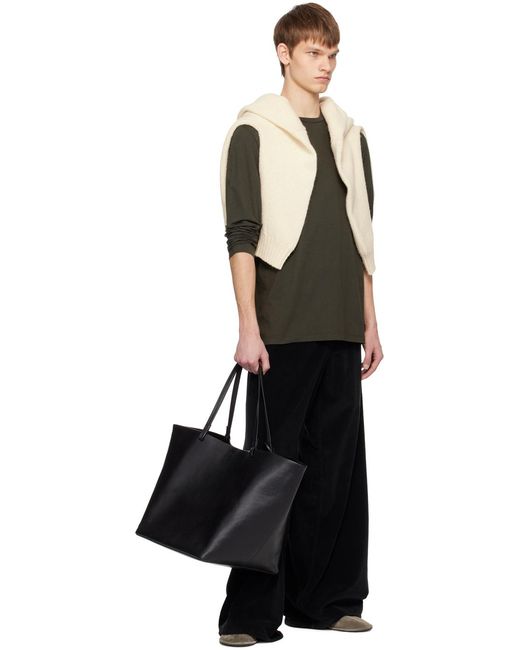 T-shirt à manches longues leon gris The Row pour homme en coloris Black