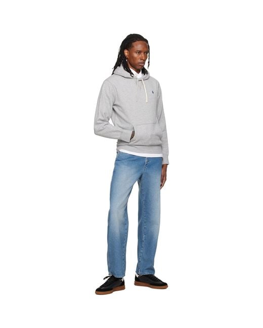 Polo Ralph Lauren Gray 'The Rl Fleece' Hoodie for men