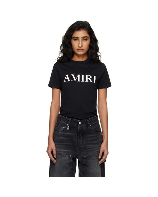 Amiri Black Core Logo T-Shirt