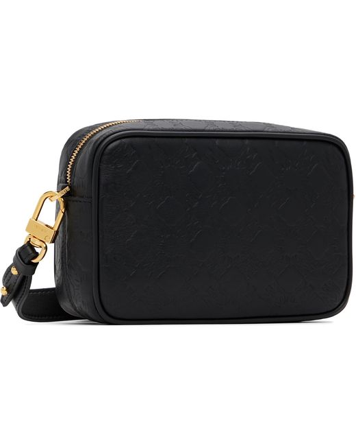 Amiri Black Ma Quad Leather Camera Bag for men