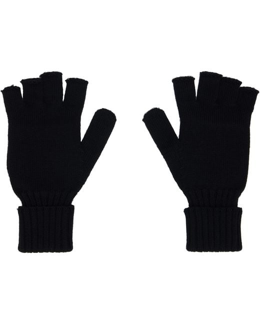 Needles Black Convertible Gloves