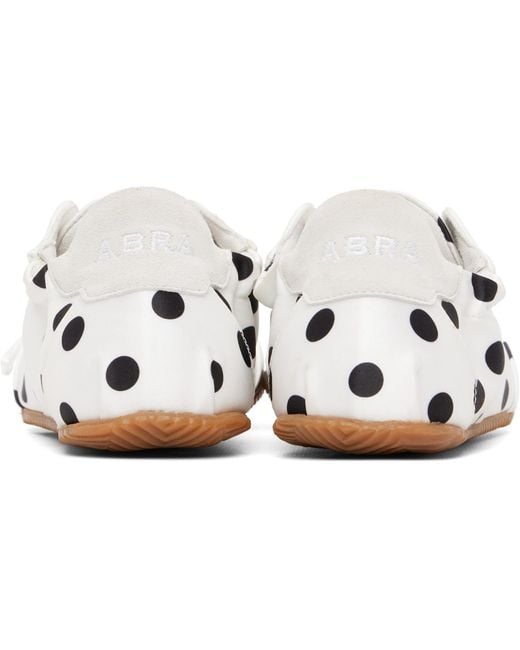 Abra Black Ballerina Dots Sneakers