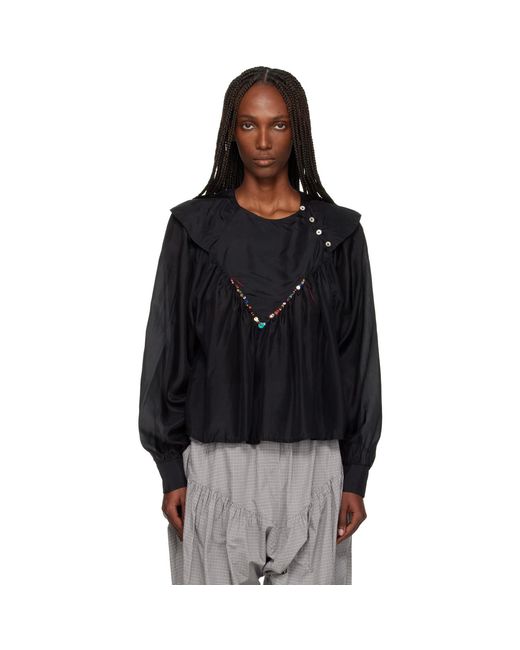 SC103 Black Prince Blouse