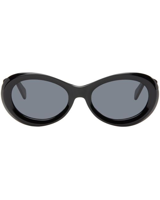 Totême  Black 'the Ovals' Sunglasses