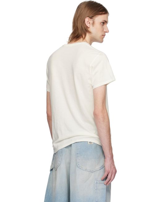 R13 Black Off- 'Not A Fan' Boy T-Shirt for men