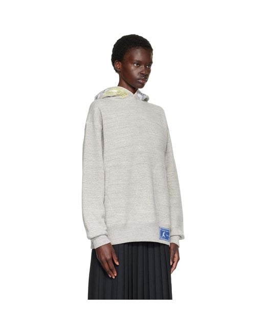 STEFAN COOKE Gray Ag Spalding Edition Cb Patch Sideline Parka Hoodie