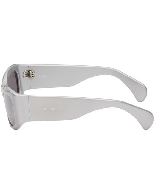 HELIOT EMIL White Aether Sunglasses for men