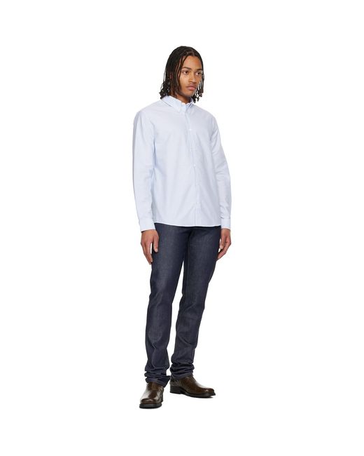 A.P.C. White Greg Shirt for men