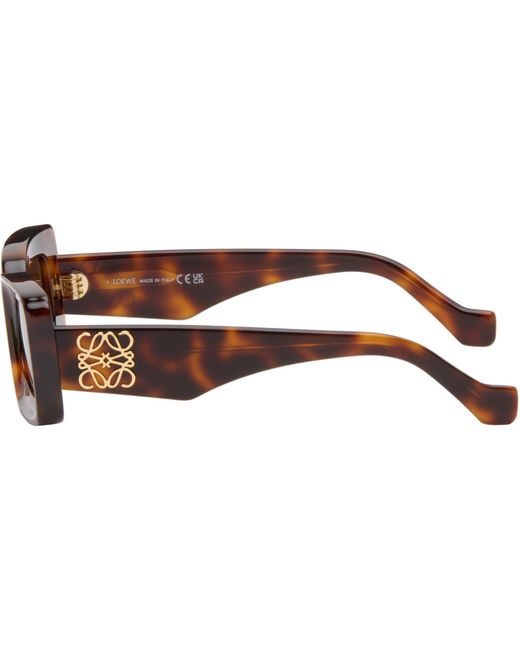 Loewe Black Rectangular Sunglasses for men