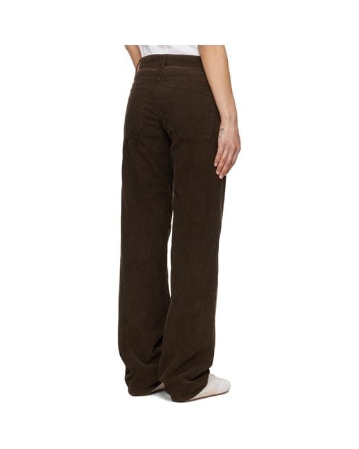 The Row Black Carlyl Trousers