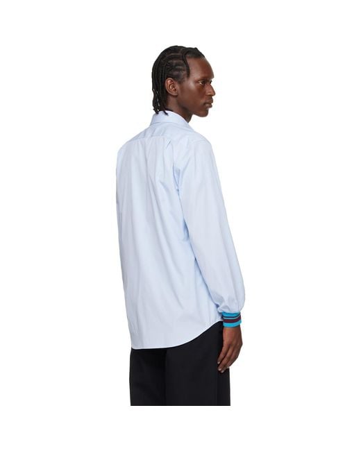Dries Van Noten White Poplin Shirt for men