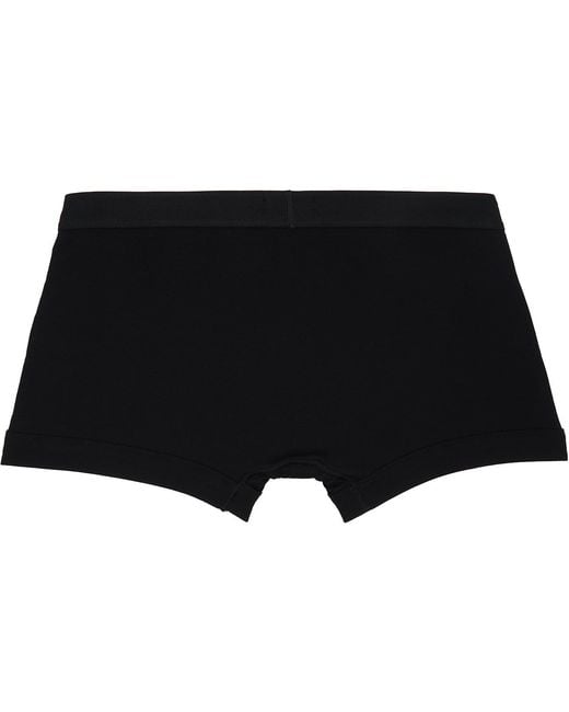 Tom Ford Black Two-Pack Cotton Boxer Briefs for men