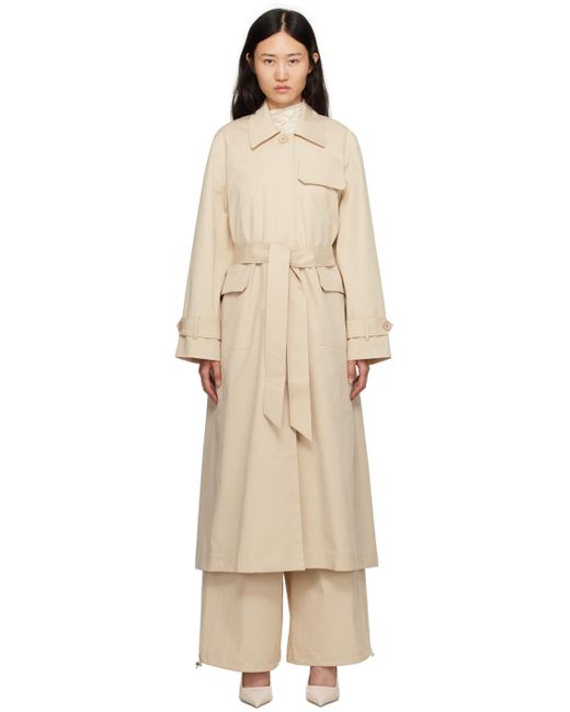 Beaufille Natural Hanson Trench Coat