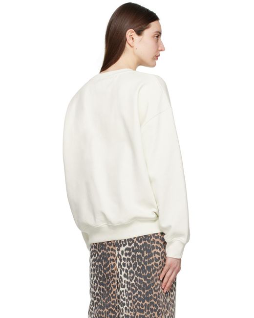 Ganni Off-white Isoli Sweatshirt