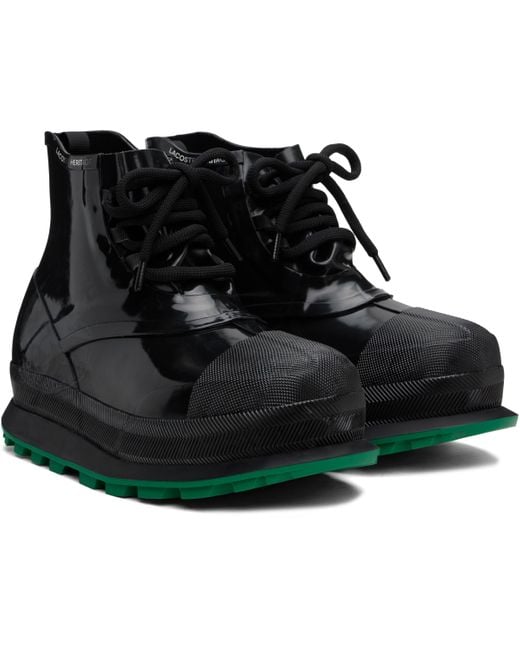 Lacoste Black René Boots for men