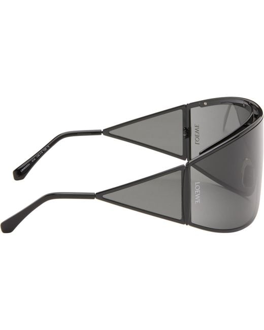 Loewe Gray Speed Shield Sunglasses for men