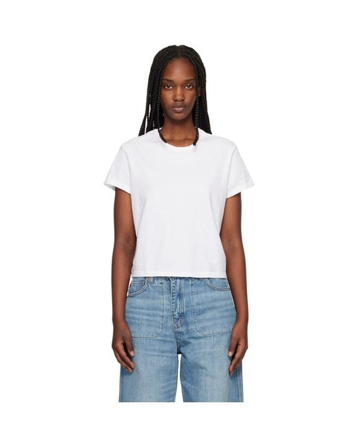 Re/done Black Hanes Edition 1950S Boxy T-Shirt