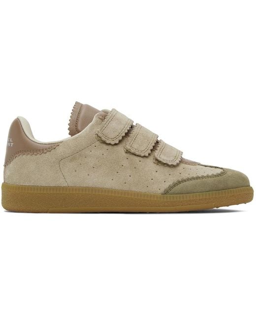 Isabel Marant Black Taupe Beth Sneakers