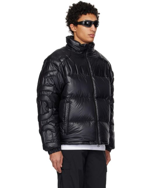 Burberry Black Quilted Down Jacket for men