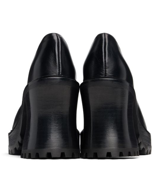 Nicole Saldanã Black Hannah Platform Heels
