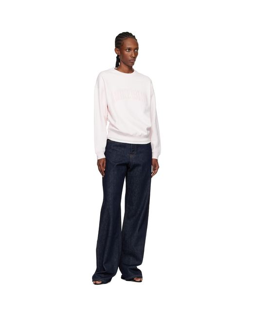 Anine Bing White Spencer Sweatshirt