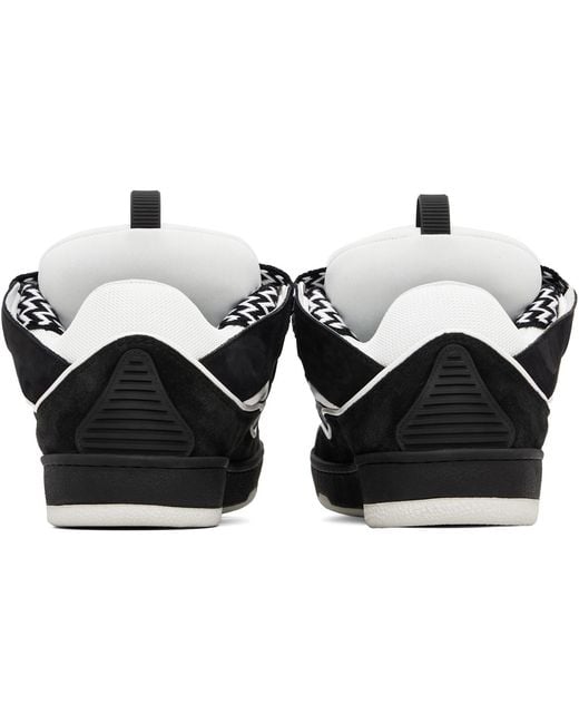 Lanvin Black Curb Sneakers for men