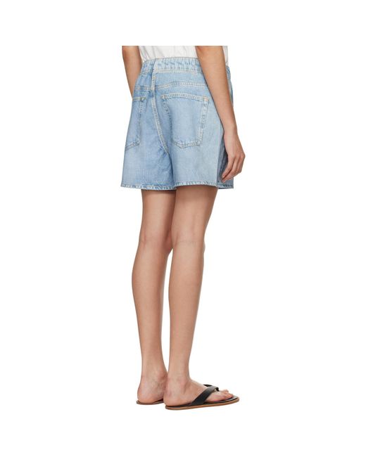 Rag & Bone Blue Miramar Terry Walking Shorts