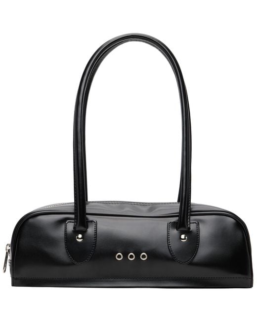 Comme des Garçons Black Synthetic Leather Shoulder Bag