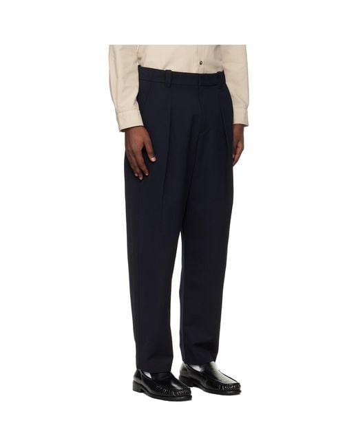A.P.C. Blue Renato Trousers for men