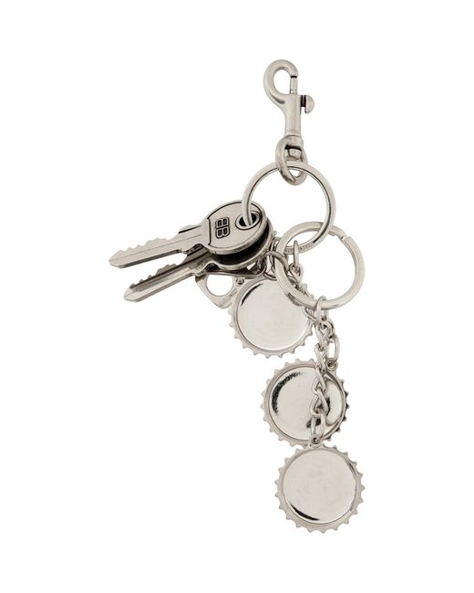 Balenciaga Red Bottle Caps Keychain for men