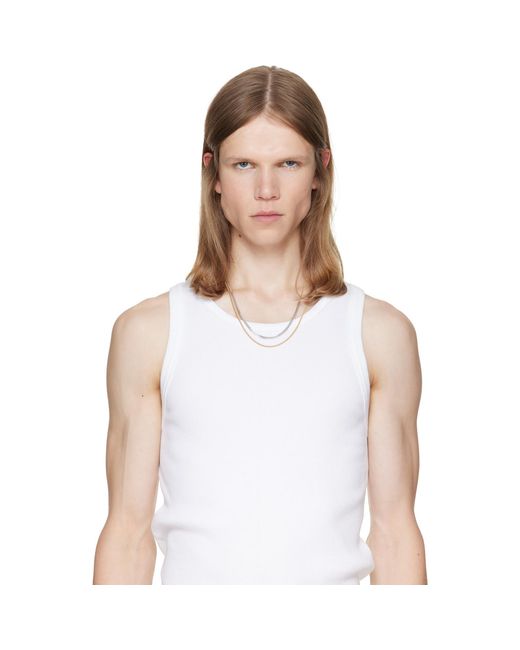 NUMBERING Metallic #5782 Necklace for men