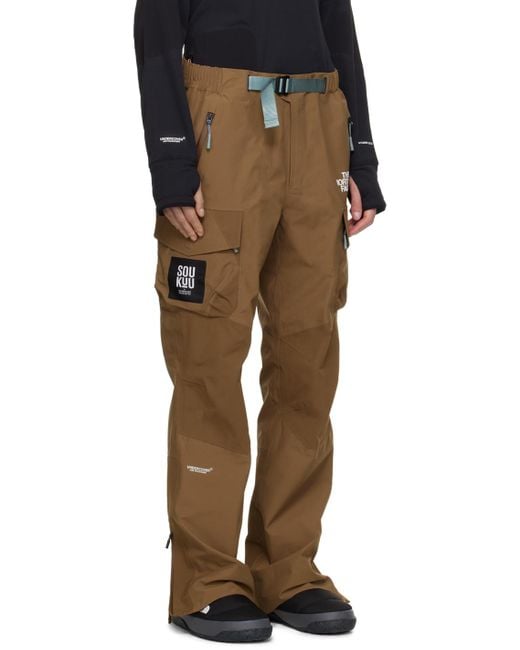 Undercover Black Brown The North Face Edition Geodesic Shell Trousers