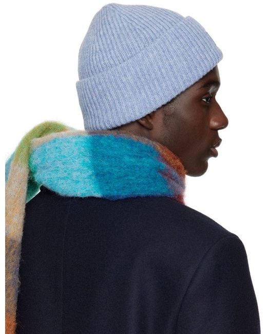 Acne beanie blue on sale