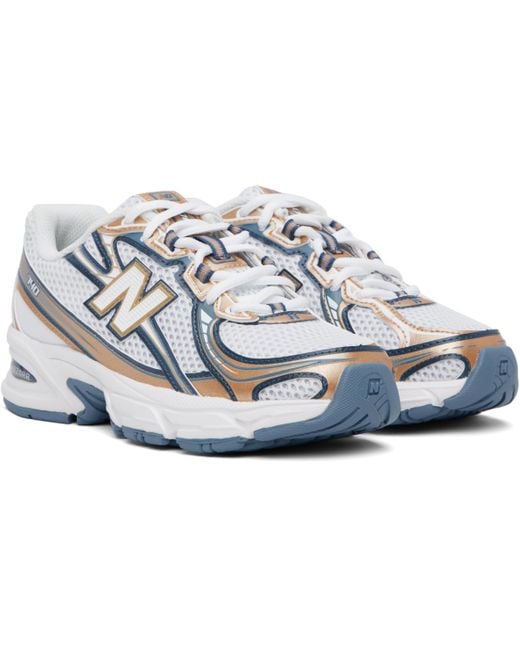 New Balance Black Tan 740 Sneakers for men