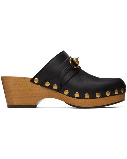 horsebit clogs