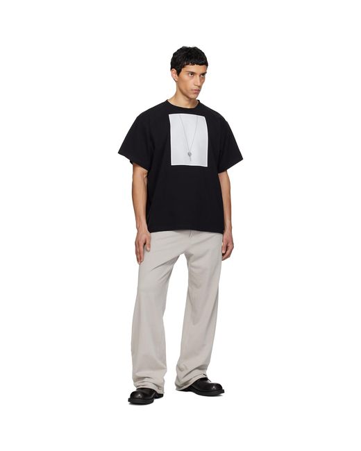 MM6 by Maison Margiela White Drawstring Trousers for men