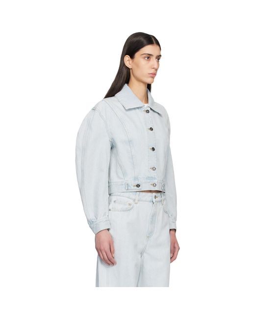 Givenchy Multicolor Back-To-Front Cocoon Denim Jacket