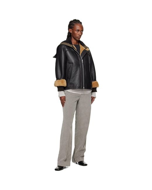 Our Legacy Black Blizzard Leather Jacket