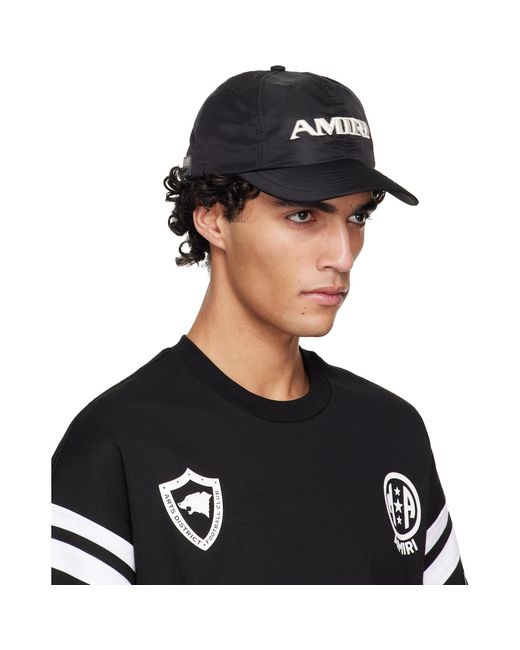 Amiri Black Sport Cap for men