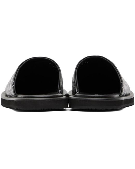 ANDERSSON BELL Black Western Mules for men