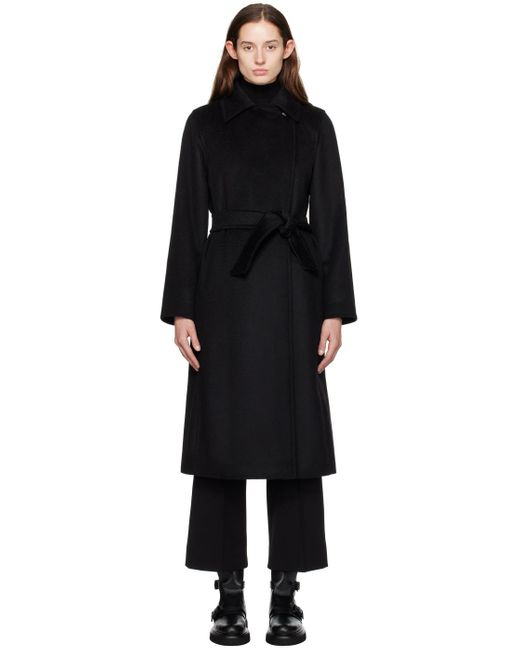 Manteau manuela noir Max Mara en coloris Black