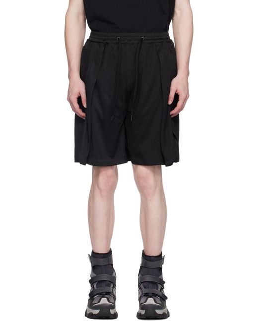 NAMESAKE Black Roy Cage Shorts for men
