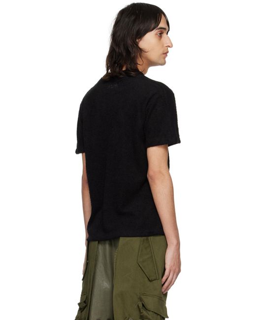 ANDERSSON BELL Black Summer T-Shirt for men