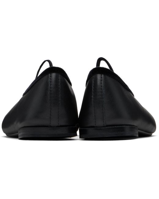 Ballerines De Style Charles Ix Lilouh Noires À Semelle En Caoutchouc Repetto en coloris Black
