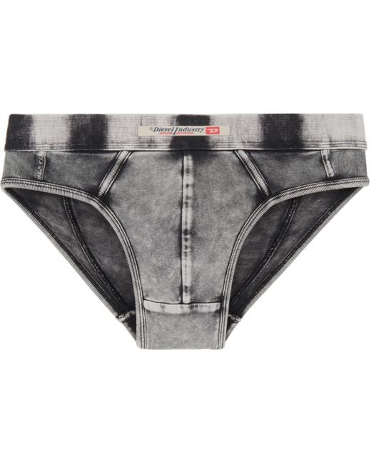DIESEL Gray Andre-Dnm Briefs for men