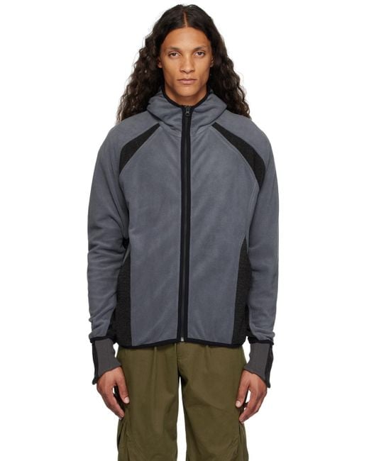 Hyein Seo Black Paneled Jacket for men