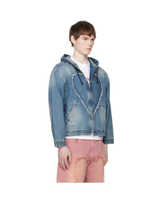Carne Bollente Blue 'The Love' Denim Jacket for men
